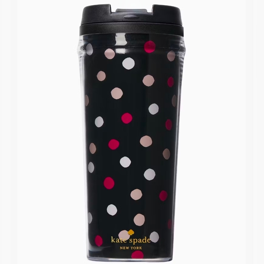 Kate Spade Glimmer Dot Acrylic Thermal Tumbler